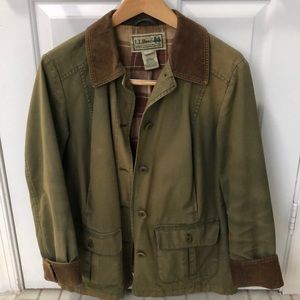 LLBean Adirondack Barn Coat, Flannel-Lined